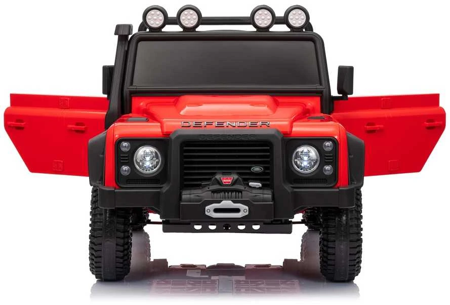 Elektromobilis Land Rover Defender 110 SVX Concept, Raudona