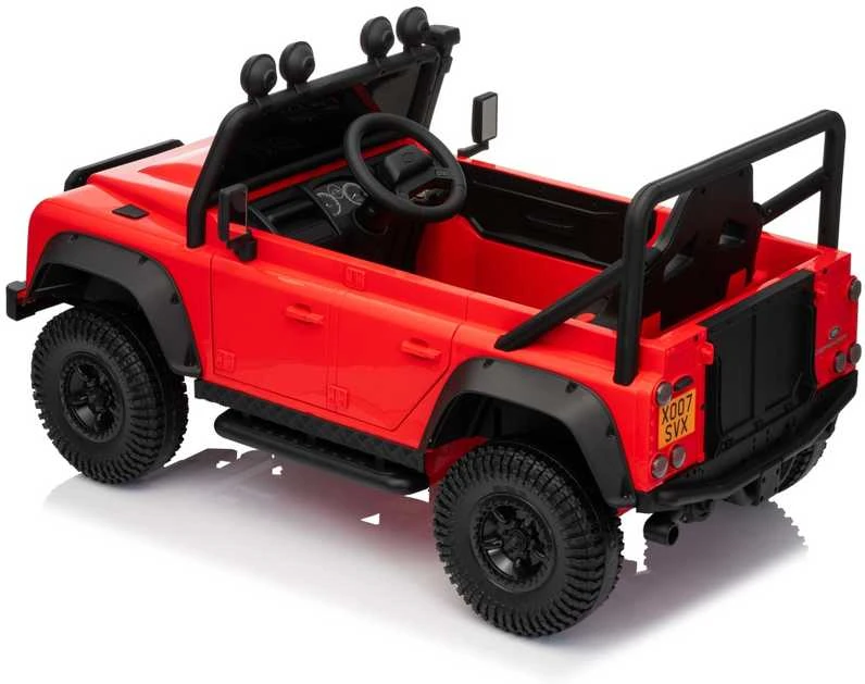 Elektromobilis Land Rover Defender 110 SVX Concept, Raudona