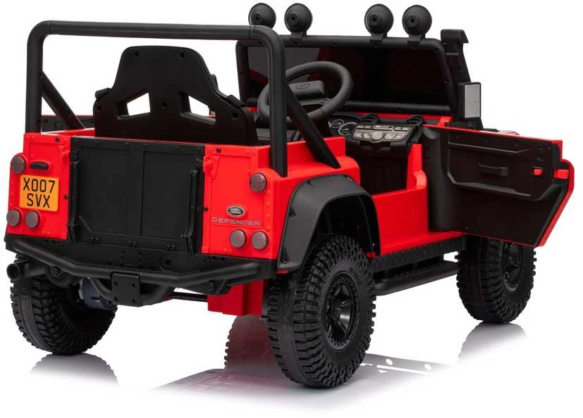 Elektromobilis Land Rover Defender 110 SVX Concept, Raudona