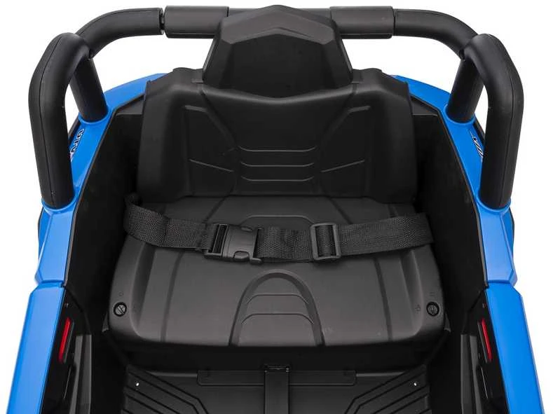 Vaikiškas elektrinis UTV-MX keturratis su 3 greičiais ir saugos mygtuku, nuo 3 metų