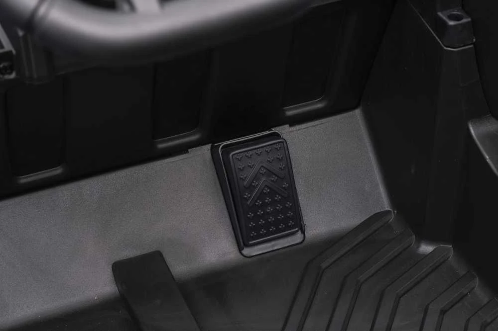 Vaikiškas elektrinis UTV-MX keturratis su 3 greičiais ir saugos mygtuku, nuo 3 metų