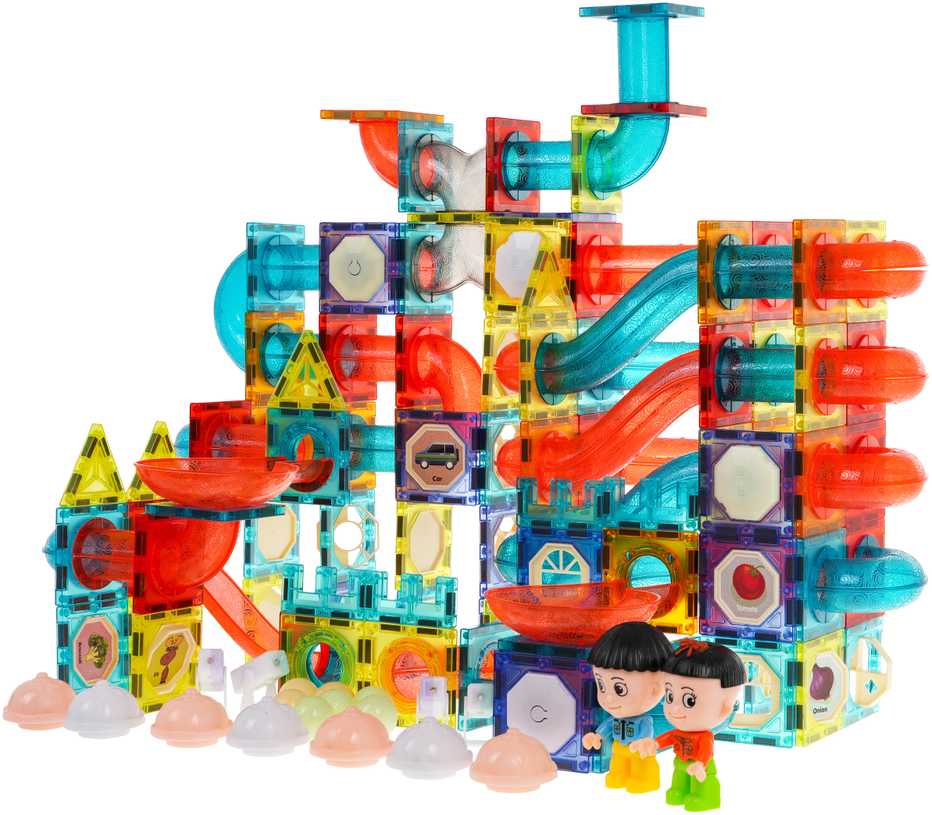 Magnetinių blokų rinkinys 292 elementai