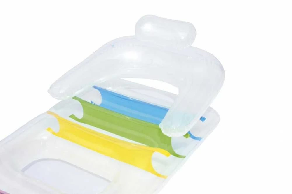 BESTWAY pripučiamas čiužinys su atlošu Kool Lounge, 1.65m x 89cm, 43011