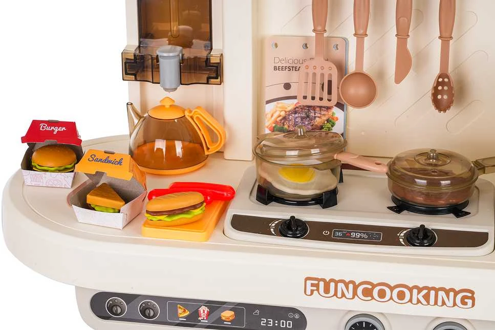 Ramiz MEGA didelė ir moderni žaislinė virtuvėlė Western Kitchen
