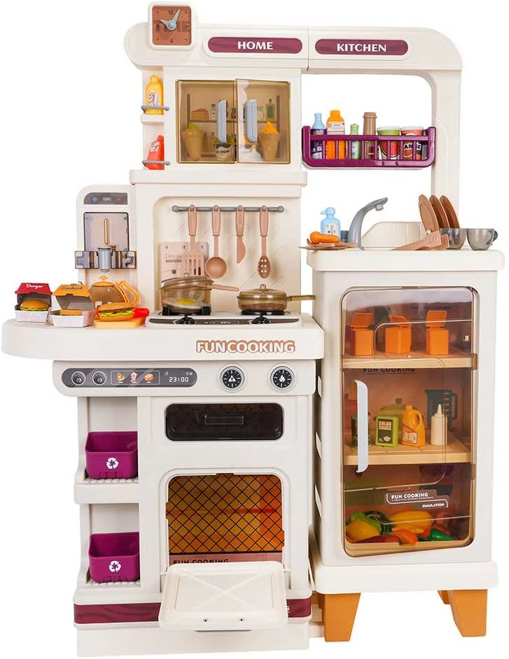 Ramiz MEGA didelė ir moderni žaislinė virtuvėlė Western Kitchen