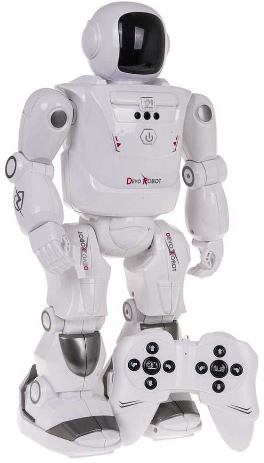 RAMIZ Radijo bangomis valdomas baltas robotas Mega R/C