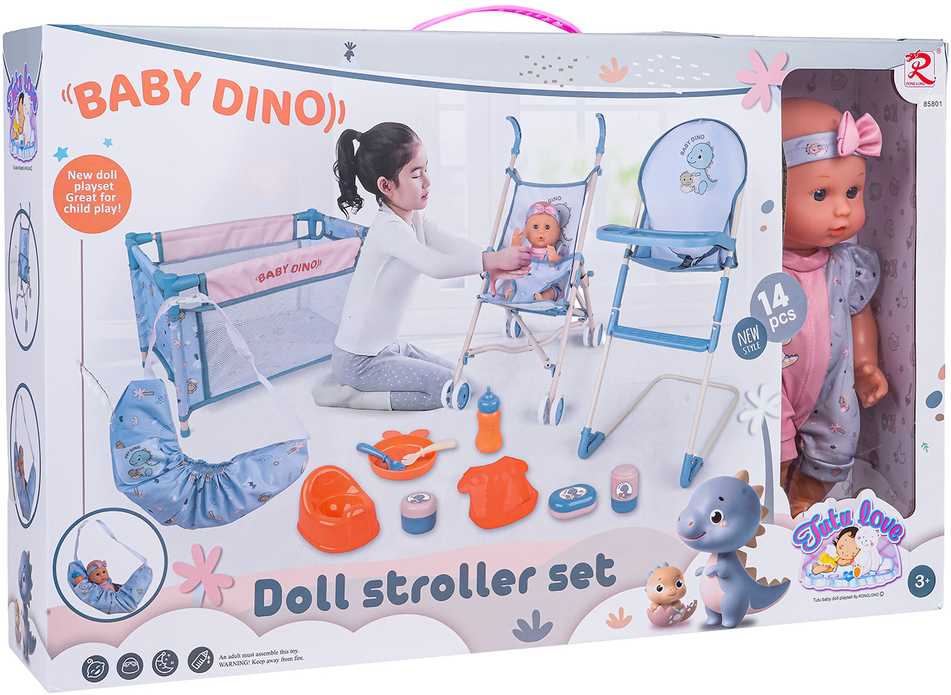 Polesie MEGA rinkinys Baby Dino lėlyte