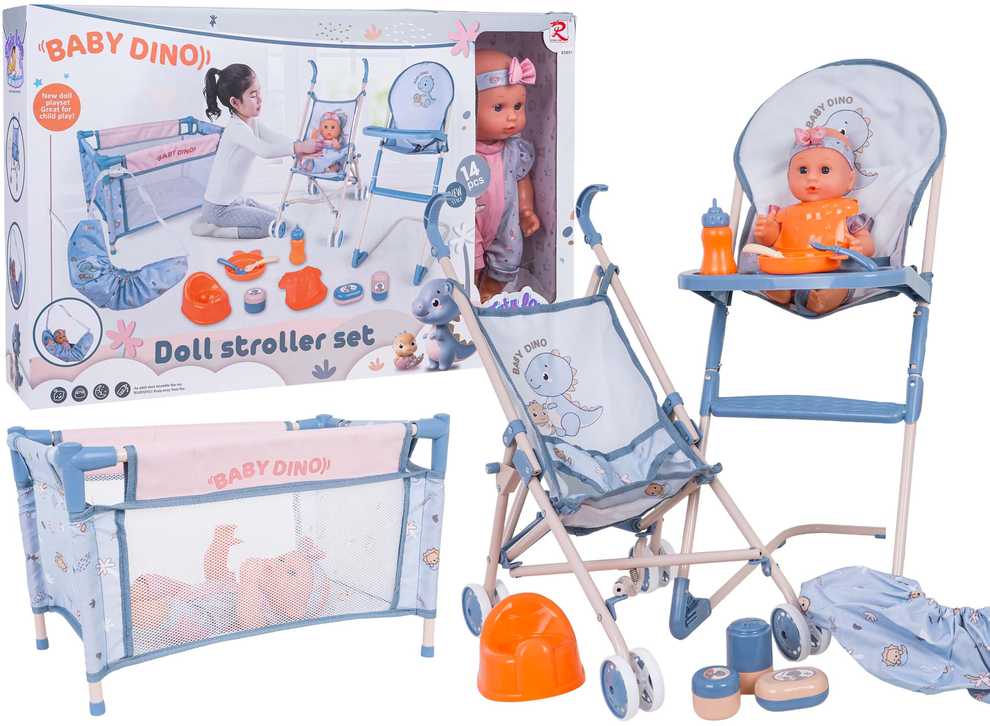 Polesie MEGA rinkinys Baby Dino lėlyte