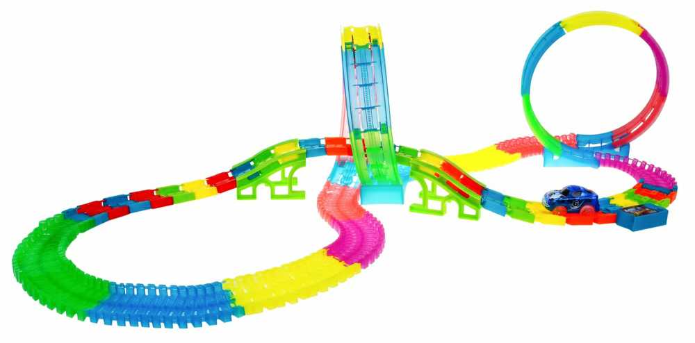 Lenktynių trasa Mega Track šviečianti tamsoje 166 el