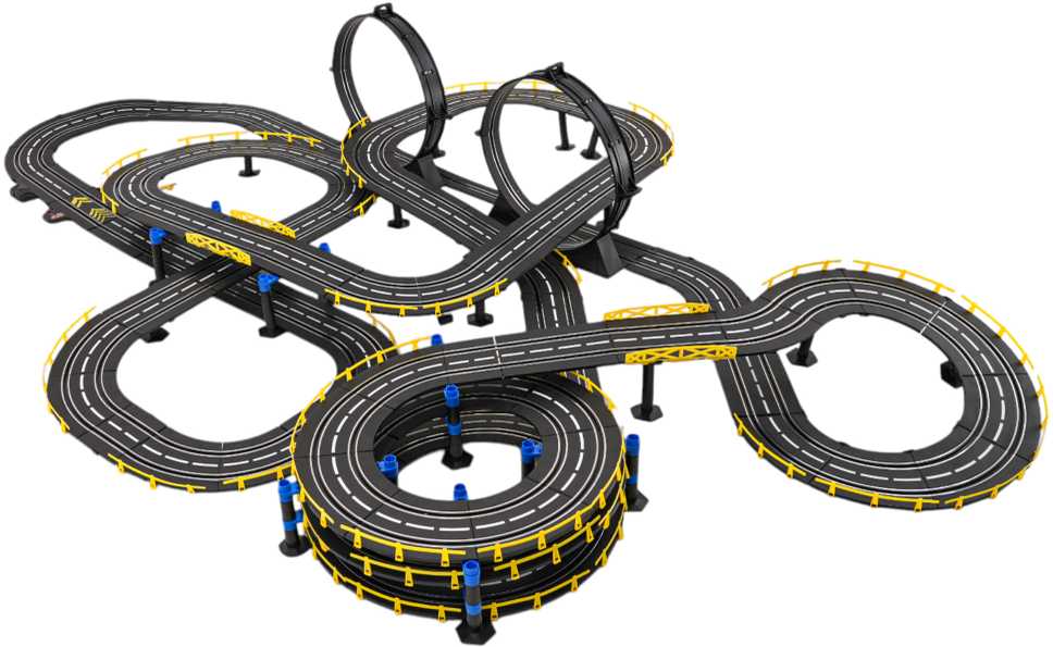 Lenktynių trasa Mega Track R/C su nuotoliniu valdymu