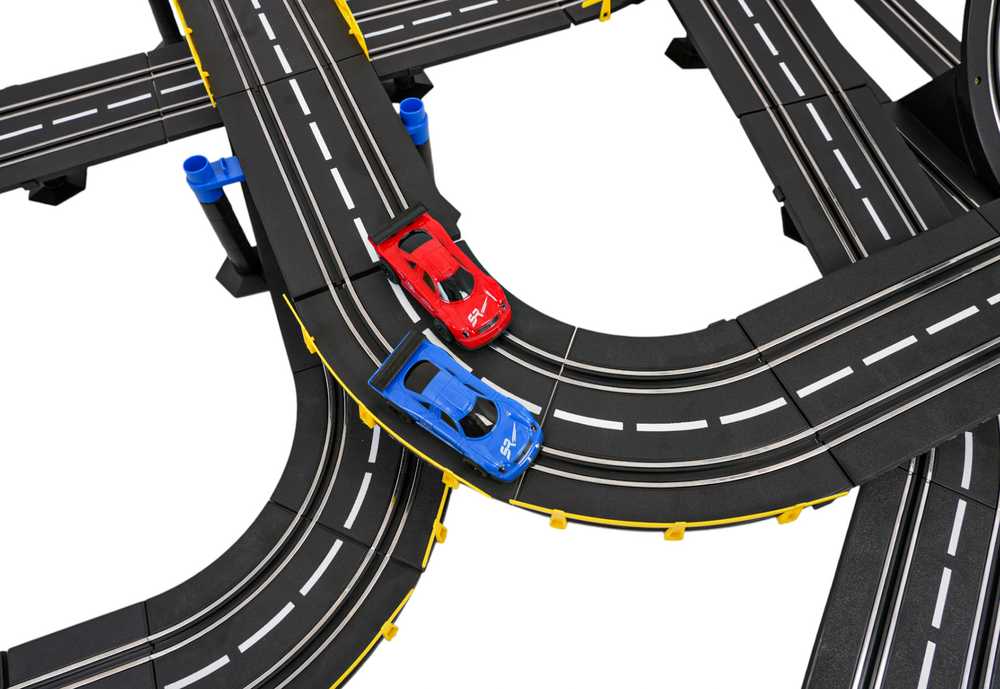 Lenktynių trasa Mega Track R/C su nuotoliniu valdymu