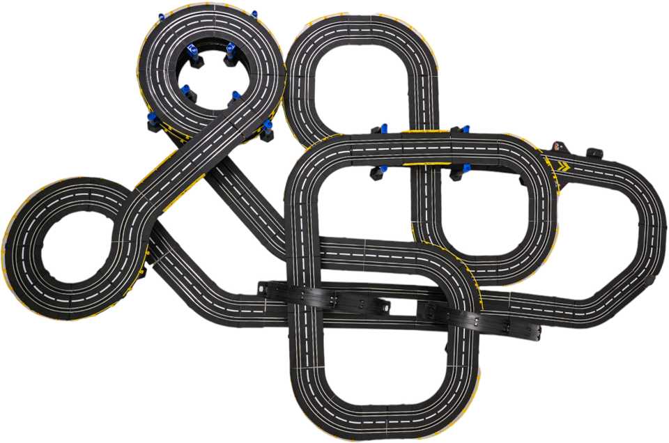 Lenktynių trasa Mega Track R/C su nuotoliniu valdymu