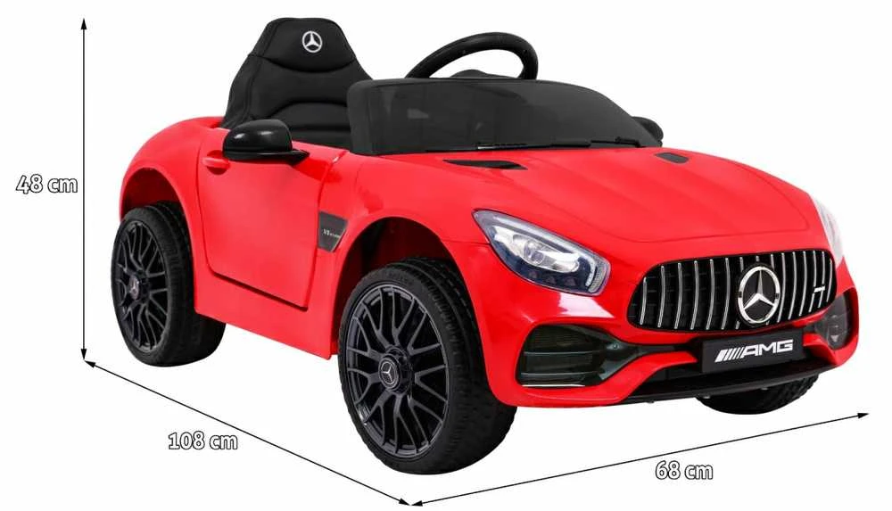 Ramiz Elektromobilis Mercedes Benz GT, Raudona
