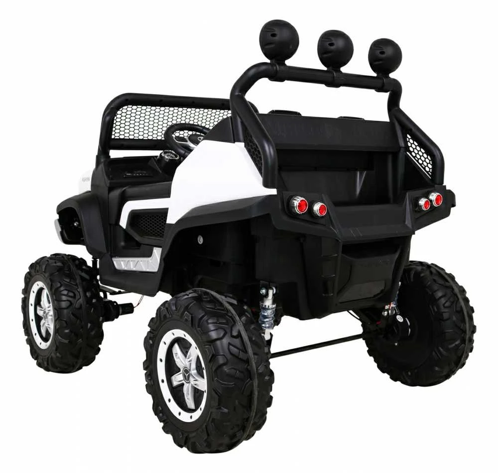 Ramiz Elektromobilis Mercedes Benz Unimog 4x4, Baltas