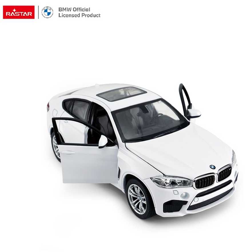 Autko Metalowe 1:24 BMW X6M Balta RASTAR