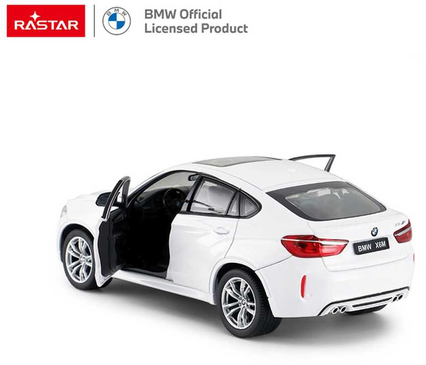 Autko Metalowe 1:24 BMW X6M Balta RASTAR