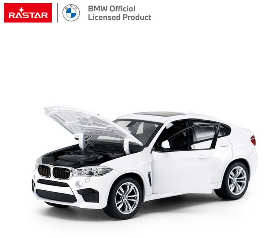 Autko Metalowe 1:24 BMW X6M Balta RASTAR