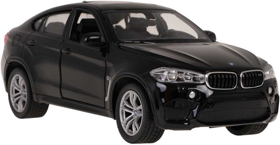 Autko Metalowe 1:24 BMW X6M Juodas RASTAR