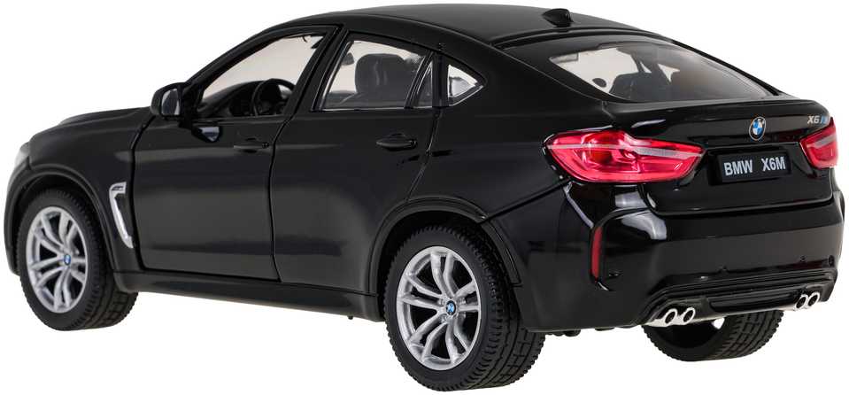 Autko Metalowe 1:24 BMW X6M Juodas RASTAR