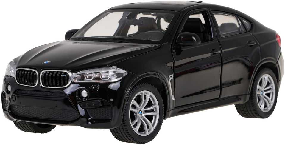 Autko Metalowe 1:24 BMW X6M Juodas RASTAR