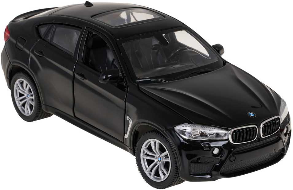 Autko Metalowe 1:24 BMW X6M Juodas RASTAR