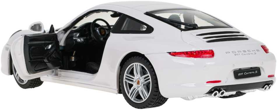 Autko Metalowe 1:24 Porsche 911 Baltas RASTAR