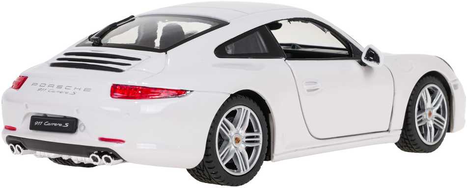 Autko Metalowe 1:24 Porsche 911 Baltas RASTAR