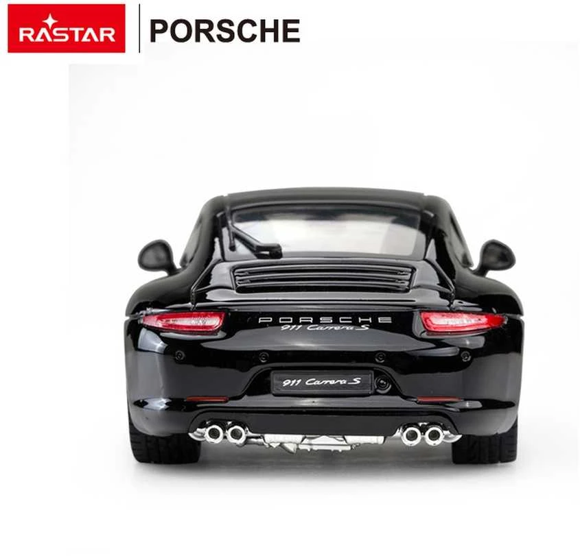 Metalinis automobilis 1:24 Porsche 911 Juoda RASTAR