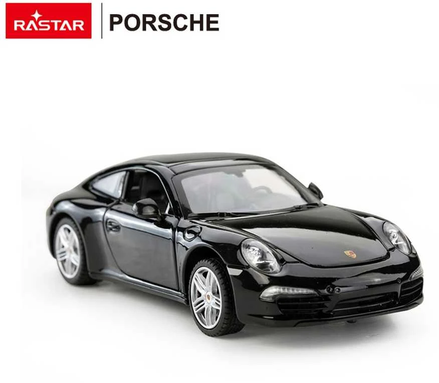 Metalinis automobilis 1:24 Porsche 911 Juoda RASTAR