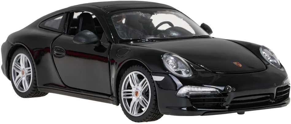 Metalinis automobilis 1:24 Porsche 911 Juoda RASTAR