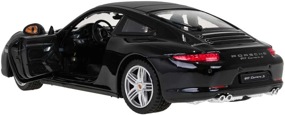 Metalinis automobilis 1:24 Porsche 911 Juoda RASTAR