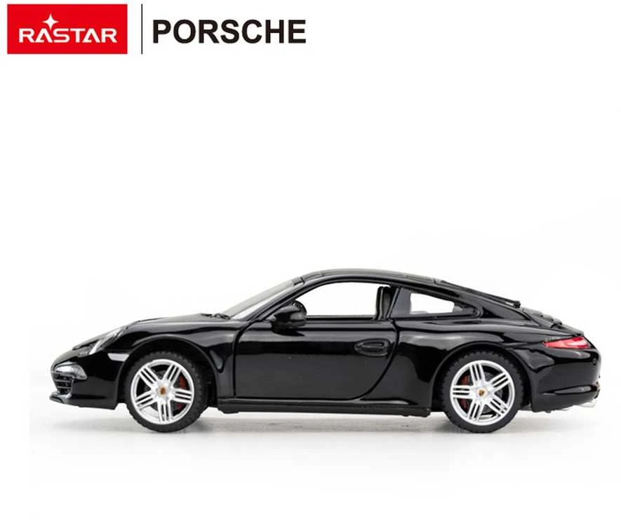Metalinis automobilis 1:24 Porsche 911 Juoda RASTAR