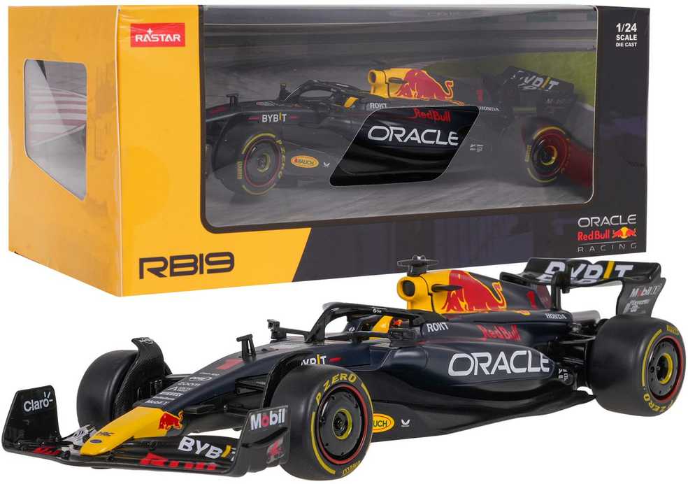 Metalinis automobilis 1:24 Raudonas Bull F1 RB19 RASTAR