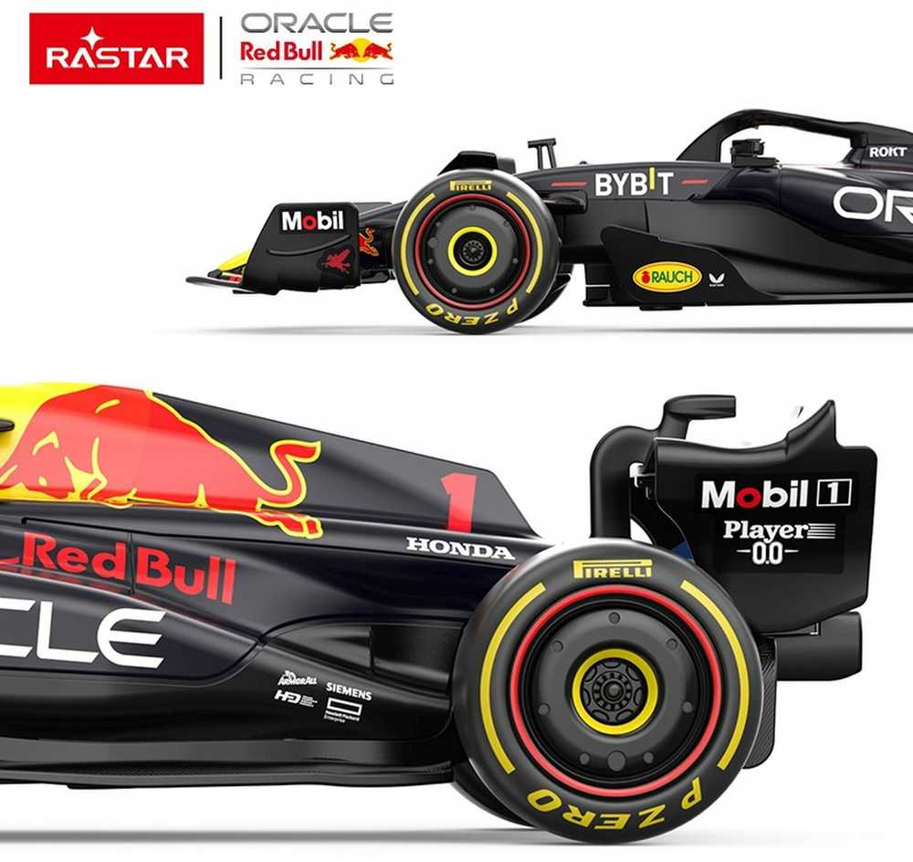 Metalinis automobilis 1:24 Raudonas Bull F1 RB19 RASTAR