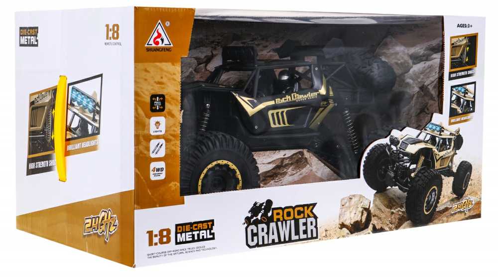 DWM Nuotoliniu būdu valdomas visureigis Metal Mega Crawler 1:8