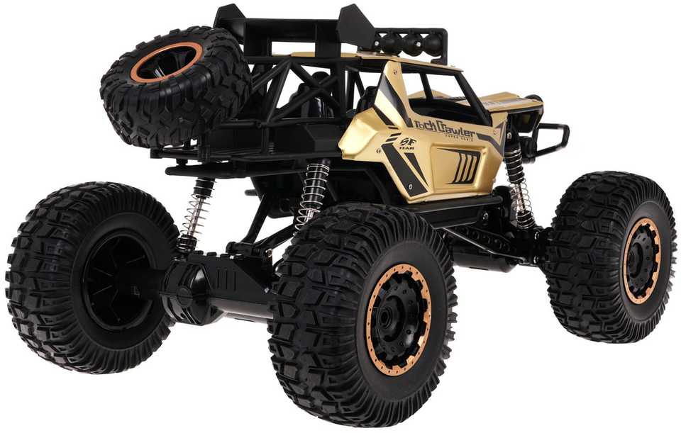 Nuotoliniu būdu valdomas visureigis Metal Mega Crawler 1:8 aukso spalvos