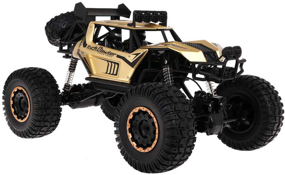 Nuotoliniu būdu valdomas visureigis Metal Mega Crawler 1:8 aukso spalvos