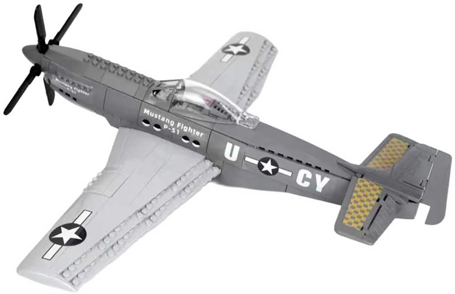Ramiz MUSTANG FIGHTER P-51 KARINIO LĖKTUVO KONSTRUKCIJOS KLAKAI DIDELIAI