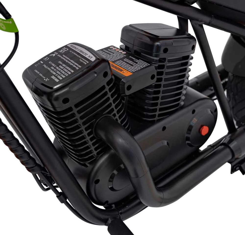 Elektrinis vaikiškas motociklas Cruiser 12 juodas iki 16km/h