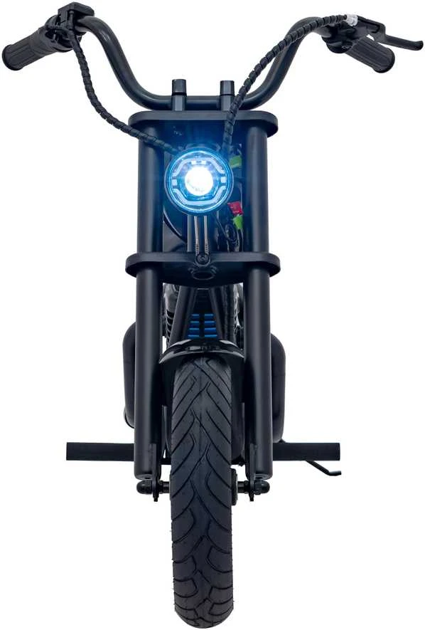 Elektrinis vaikiškas motociklas Cruiser 12 juodas iki 16km/h