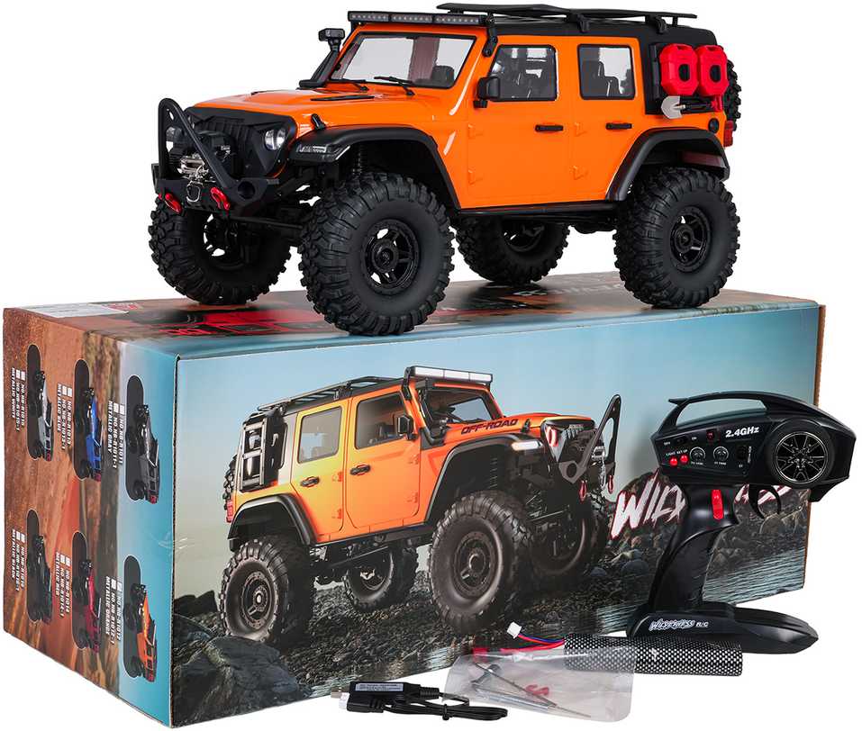 Ramiz Nuotolinio valdymo automobilis Wilderness RTR 1:10 oranžinis ZRC.HB-R1012
