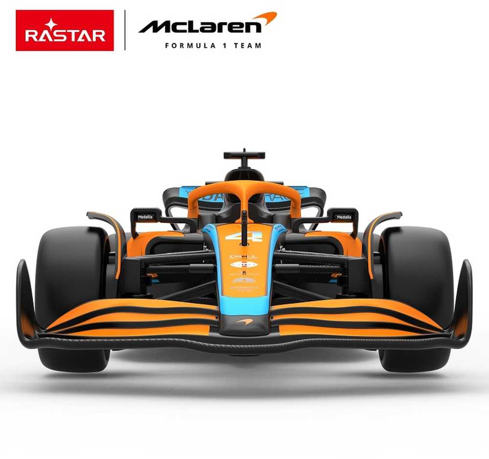 Autko Metalowe 1:24 McLaren F1 MCL36 Oranžinė RASTAR