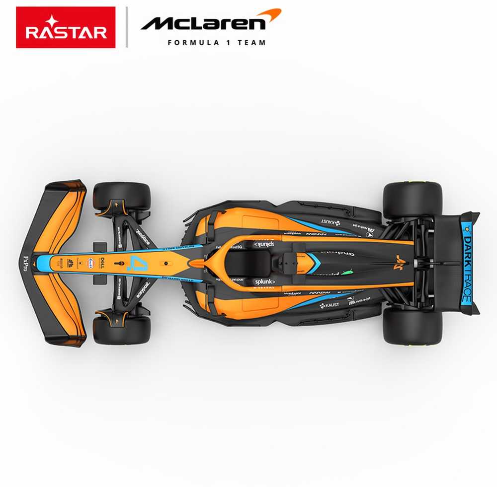 Autko Metalowe 1:24 McLaren F1 MCL36 Oranžinė RASTAR