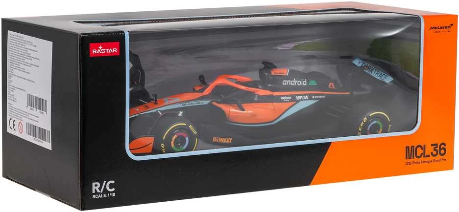 RASTAR 1:18 valdomas automobilis McLaren F1 MCL36, 93300