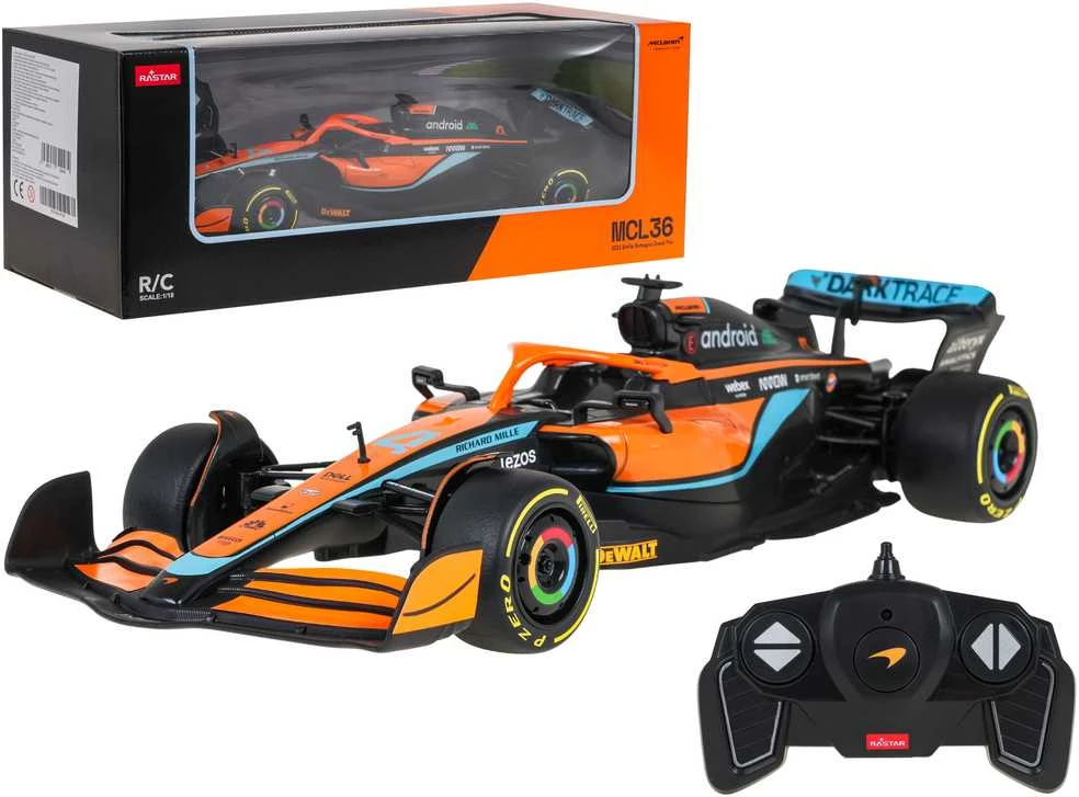 RASTAR 1:18 valdomas automobilis McLaren F1 MCL36, 93300