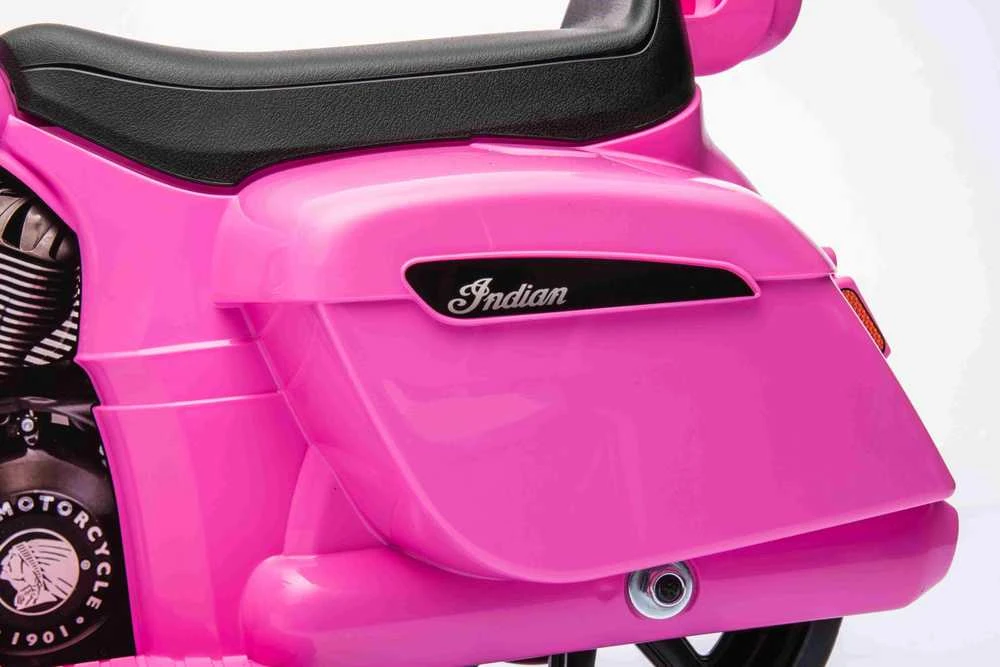 Pink Rožinė Elektrinis motociklas Chopper INDIAN, Rožinė