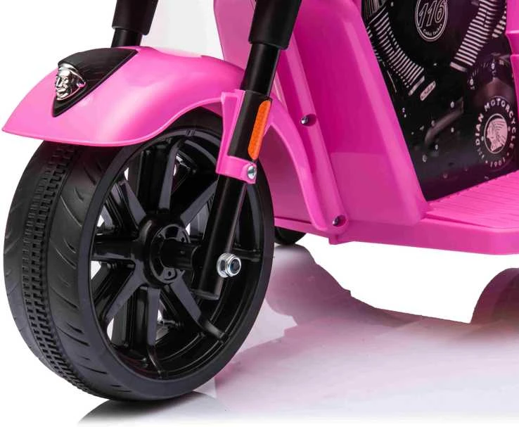 Pink Rožinė Elektrinis motociklas Chopper INDIAN, Rožinė