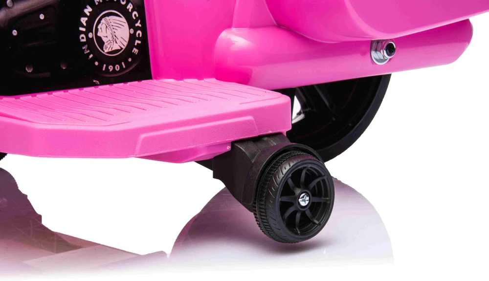 Pink Rožinė Elektrinis motociklas Chopper INDIAN, Rožinė