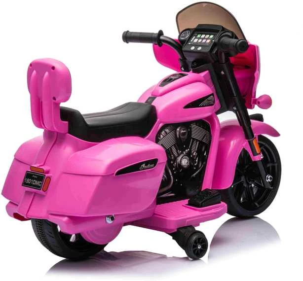 Pink Rožinė Elektrinis motociklas Chopper INDIAN, Rožinė