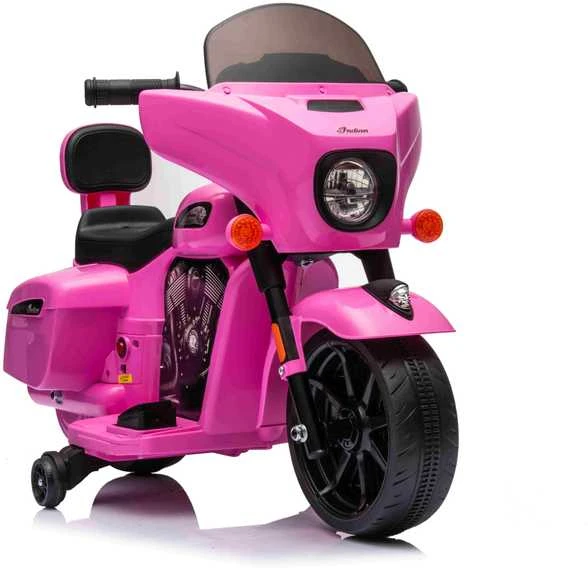 Pink Rožinė Elektrinis motociklas Chopper INDIAN, Rožinė